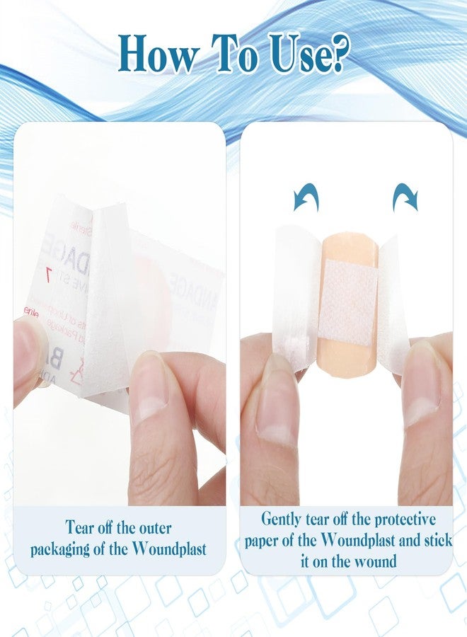 Treela 1200 Pcs Adhesive Spot Bandage Fabric Adhesive Bandages 0.87 Inch Diameter Round Bandage with Non Stick Pad for Wound Care, Hide Skin Spots, Small Incisions - Image 5